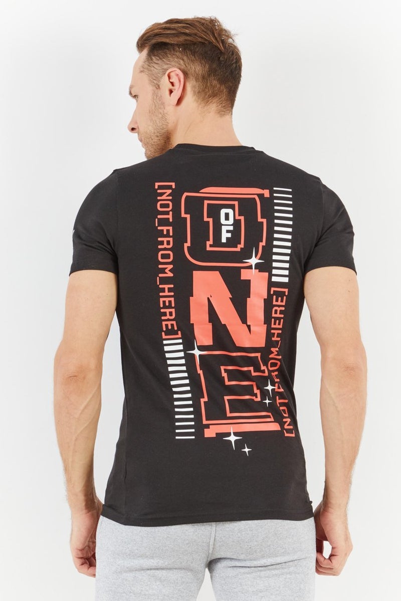 PUMA Men Regular Fit Short Sleeve Outdoors T-shirts, Black - Image 4